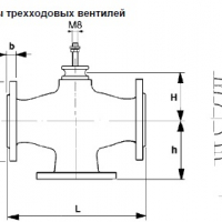 Вентиль 3-х ходовой фланцевый 3VBKF 150-300