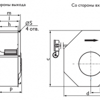 Центробежный вентилятор RFT 315 EKU
